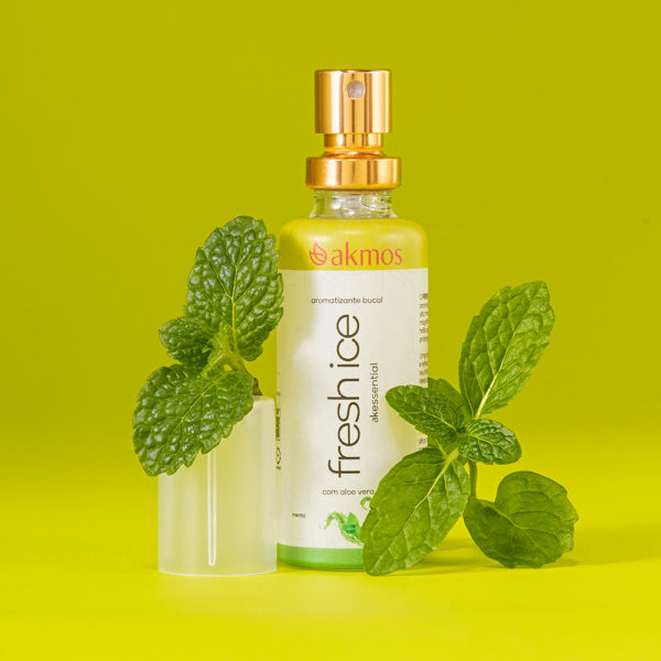 Aromatizante Bucal Fresh Ice com Aloe Vera - AKMOS - MENTA