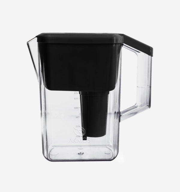 Jarra De Água Alcalina Ionizada Ak Water Preta - AKMOS