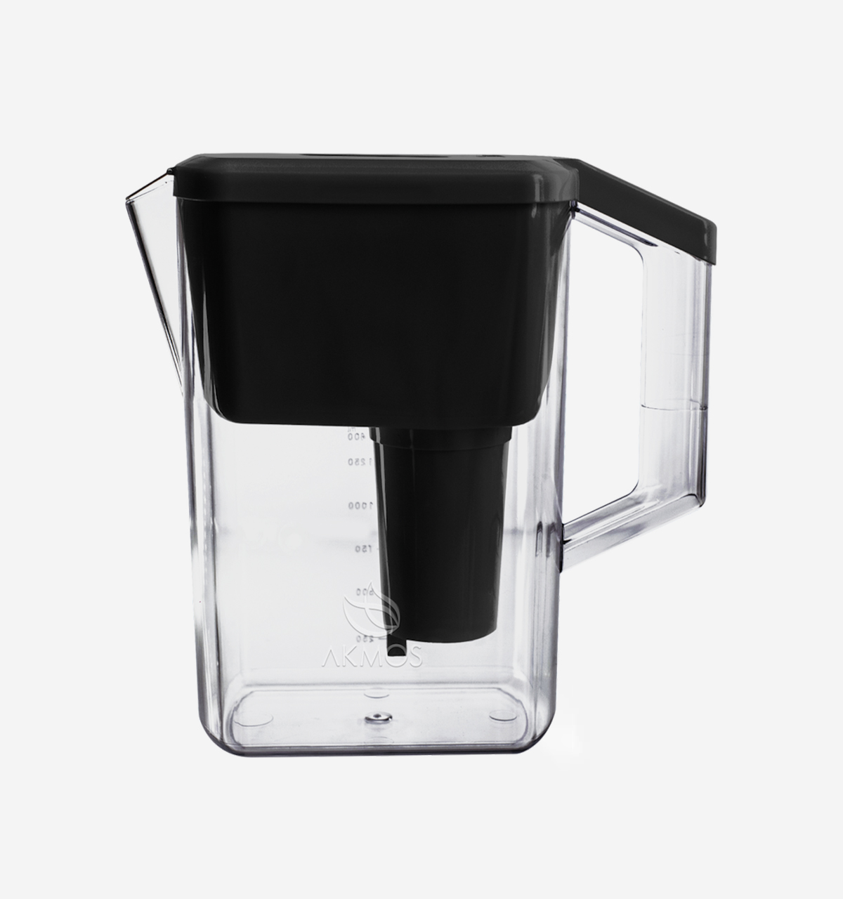 Jarra De Água Alcalina Ionizada Ak Water Preta - AKMOS