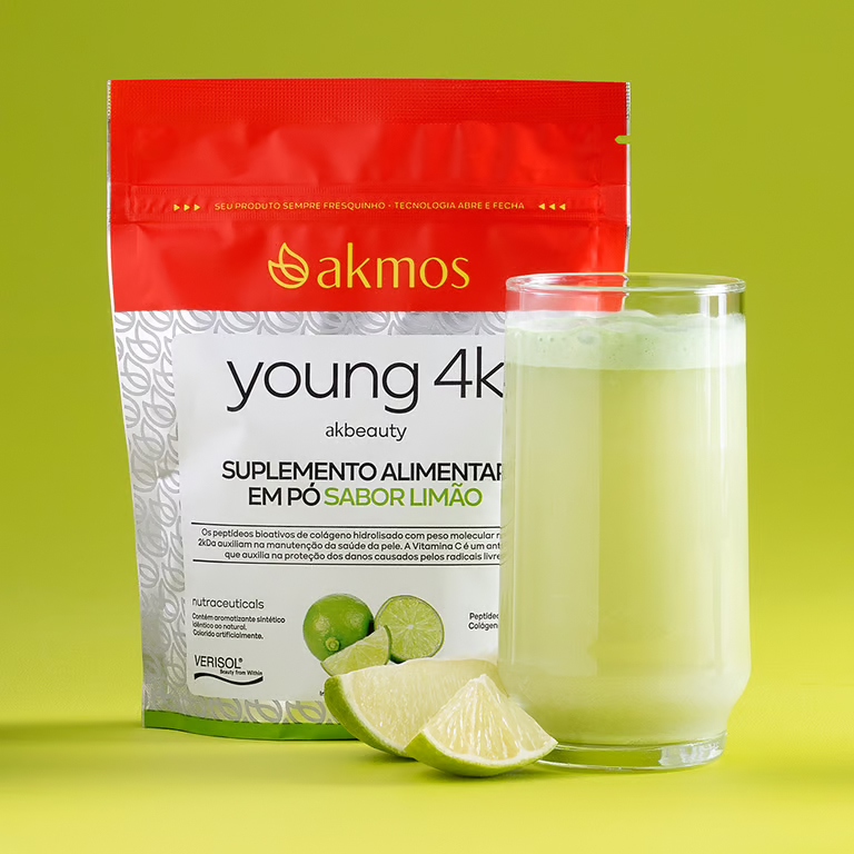 Colágeno Pele Young 4K – AK BEAUTY (Limão)