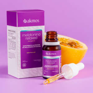 Suplemento Alimentar Para Sono Hormônio Melatonina - RELAXED MELATONINA AKMOS