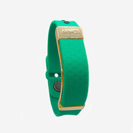 Pulseira Tecnológica Verde Nano Bracelete - AKMOS ("P-M: 17cm à 19cm" e "G-GG: 20,5cm à 22cm")