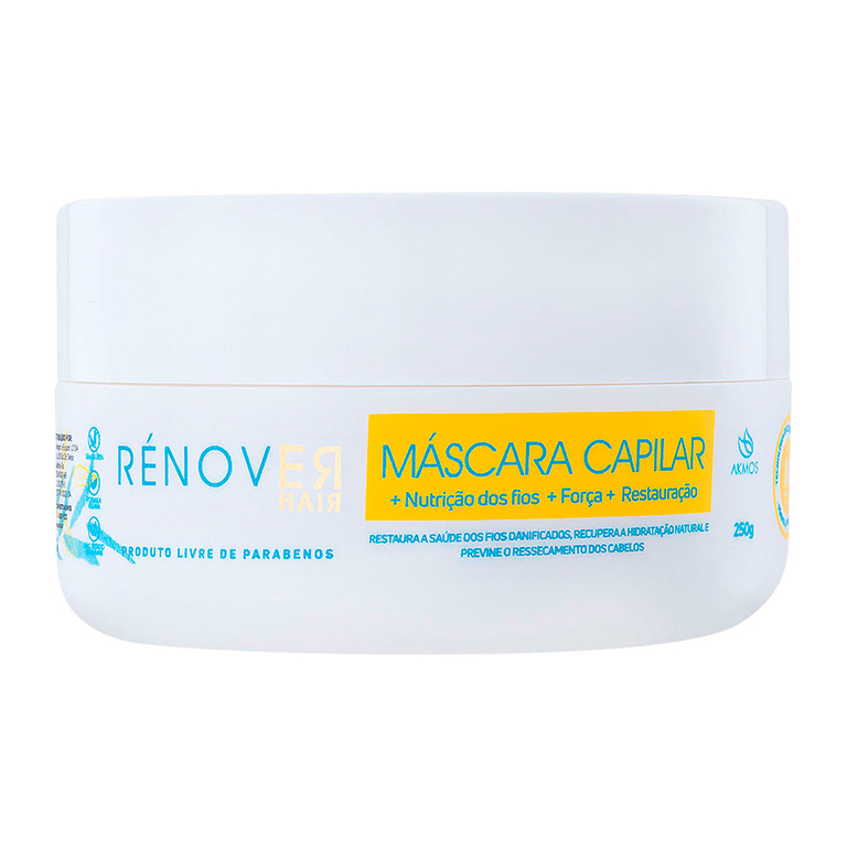 Máscara Capilar Vegana Rénover Hair - AKMOS - Imagem 2