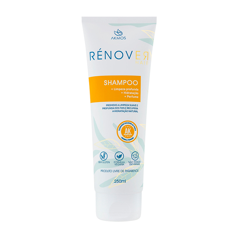 SHAMPOO VEGANO RÉNOVER HAIR - AKMOS - Imagem 2