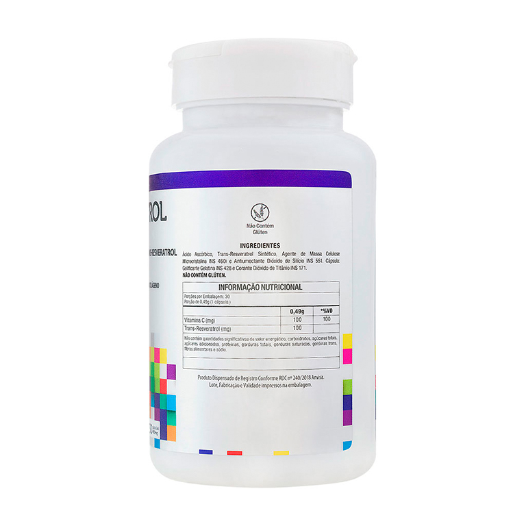 Suplemento de Trans-Resveratrol e Vitamina C - AKMOS - Imagem 3