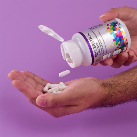 Suplemento de Trans-Resveratrol e Vitamina C - AKMOS