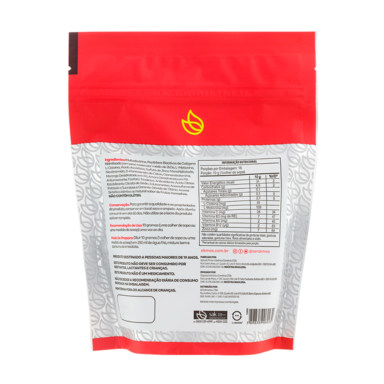 Colágeno Pele Young 4K – AK BEAUTY (Frutas Vermelhas) - Imagem 3