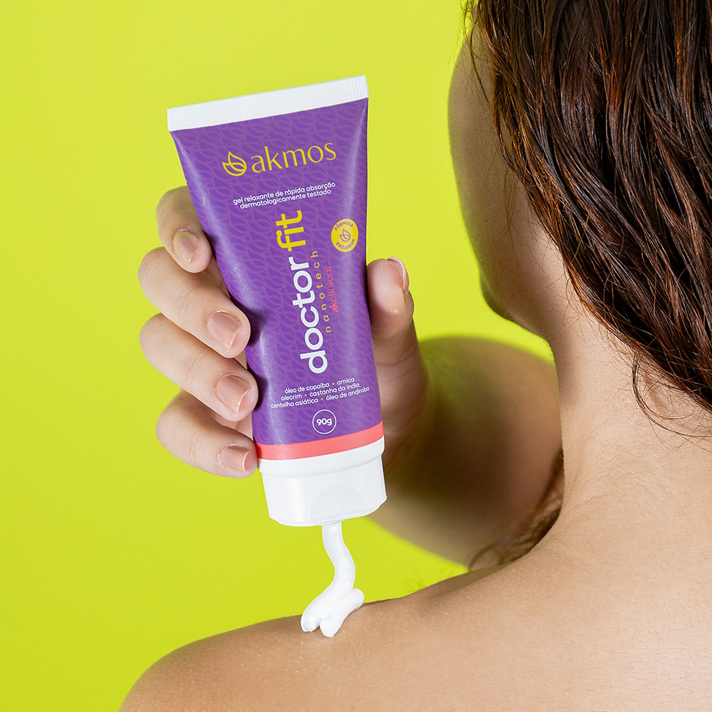 Gel Para Massagem e Alívio de Dores Doctor Fit Nanotech - AKMOS