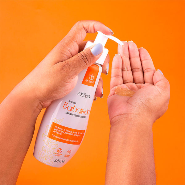 Sabonete Líquido com Barbatimão Clinic AK Spa - AKMOS